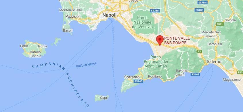 Ponte Valle B&B Pompei Скафати Экстерьер фото